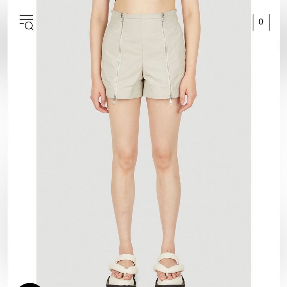 Helmut Lang Zip Front Shorts